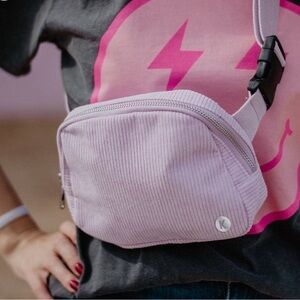 Katydid's Corduroy Fanny Pack Belt Bag Lavender